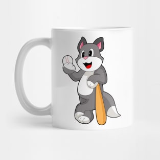 Cat Baseball Baseball bat Mug